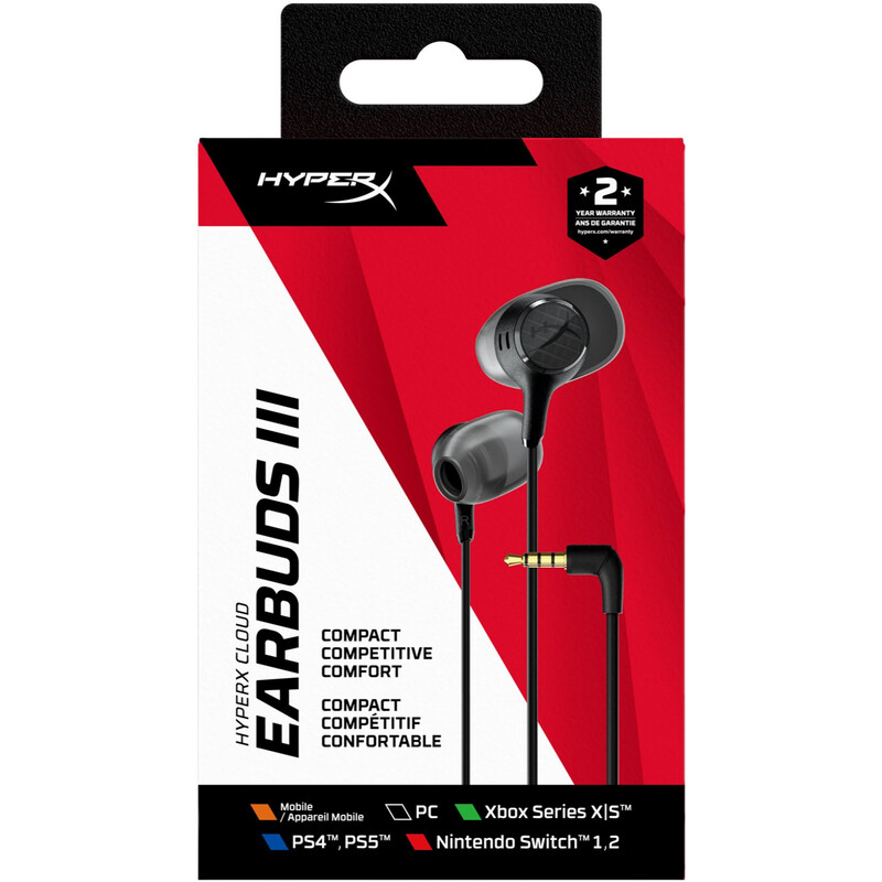 Гарнитура HyperX Cloud Earbuds III Black (BN7R9AA)