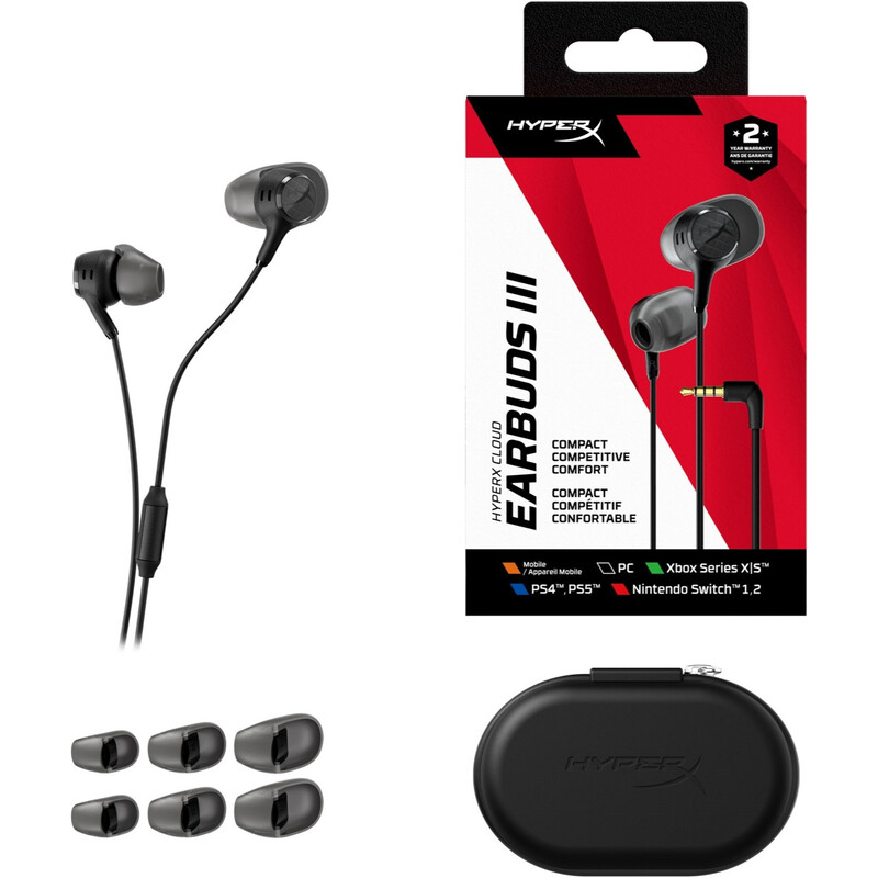Гарнитура HyperX Cloud Earbuds III Black (BN7R9AA)
