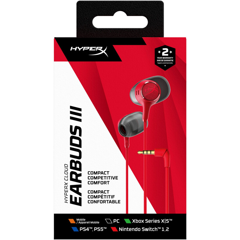 Гарнитура HyperX Cloud Earbuds III Red (BN7S0AA)