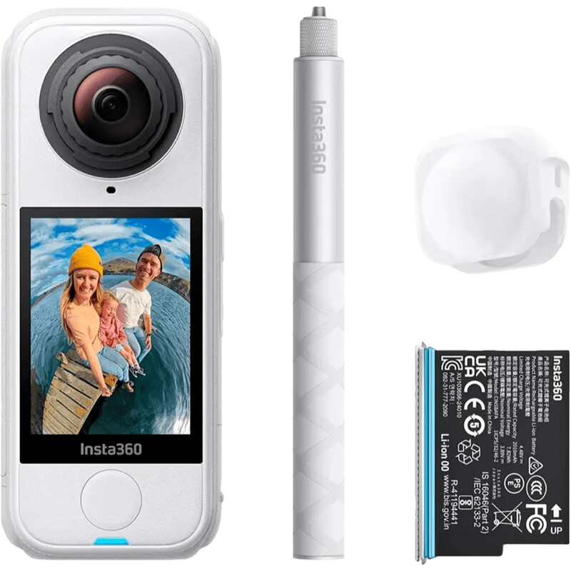 Экшн-камера Insta360 X4 Air Starter Bundle Arctic White (6977644767399)