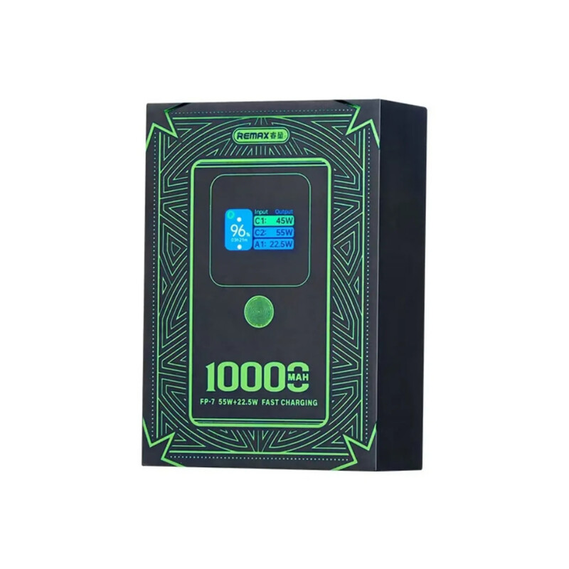 Універсальна мобільна батарея Remax Dinba 10000mAh, 55W Grey (6954851250074)