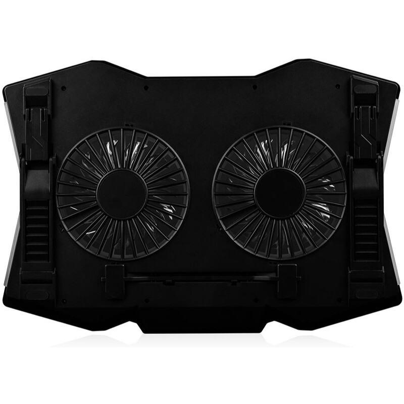 Підставка для ноутбука ModeСom Silent Fan MC-CF18 RGB Black (PL-MC-CF-18-RGB)