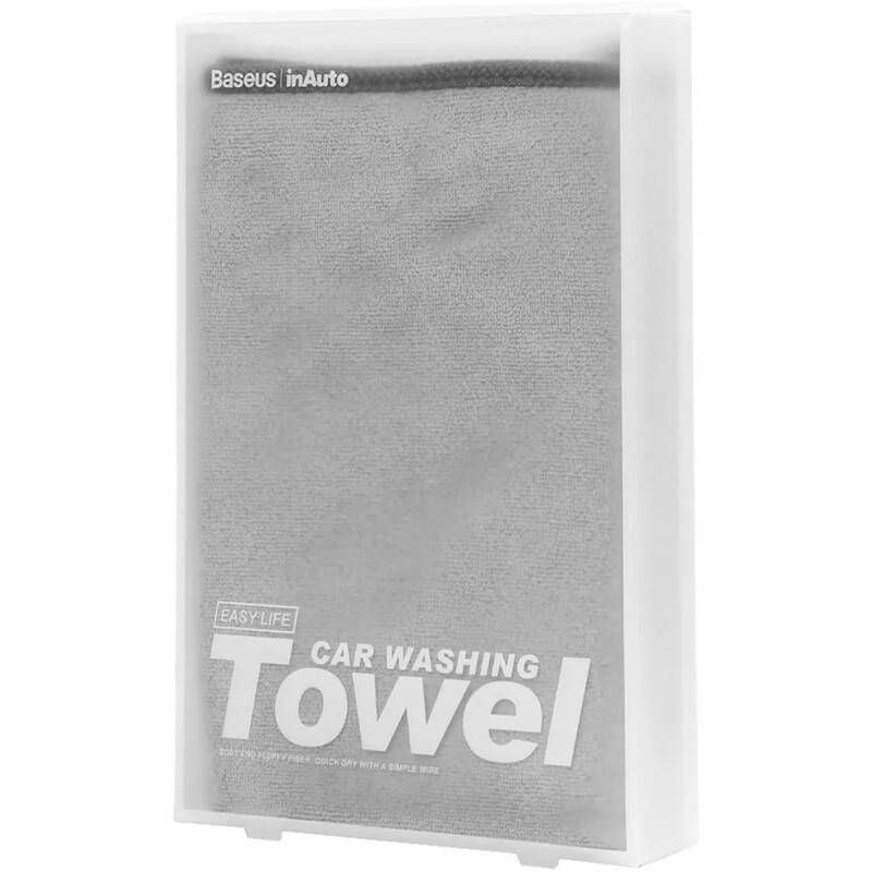 Мікрофібра (авторушник) Baseus Easy Life 40х40 см Gray 2 pcs (CRXCMJ-0G)