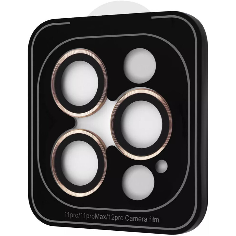 Захисне скло Proove Achilles для камери Apple iPhone 11 Pro/11 Pro Max/12 Pro Gold (CPPAIP12P013)