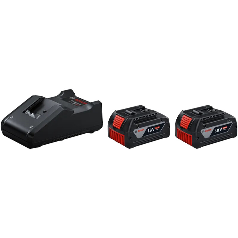 Набор аккумулятор и зарядное устройство Bosch GBA 18V, 2х4Аh (1.600.A01.9S0)