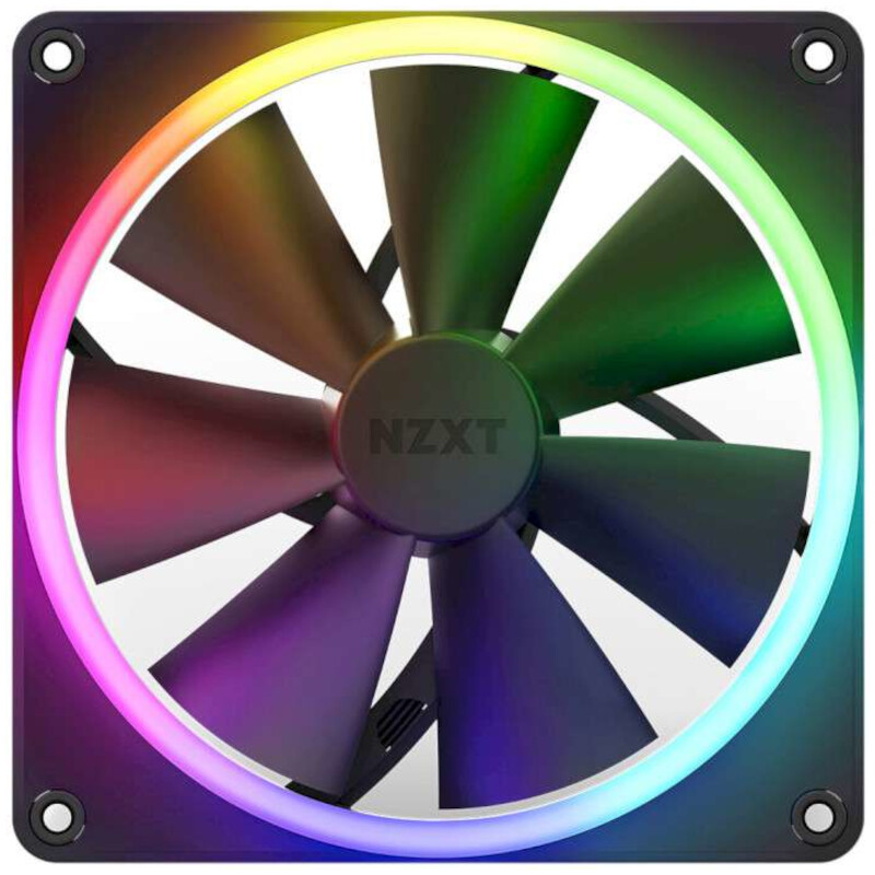 Вентилятор NZXT F140 RGB Twin Black (RF-R14DF-B1)