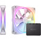 Фото - Вентилятор NZXT F140 RGB Duo Twin Pack White (RF-D14DF-W1) | click.ua