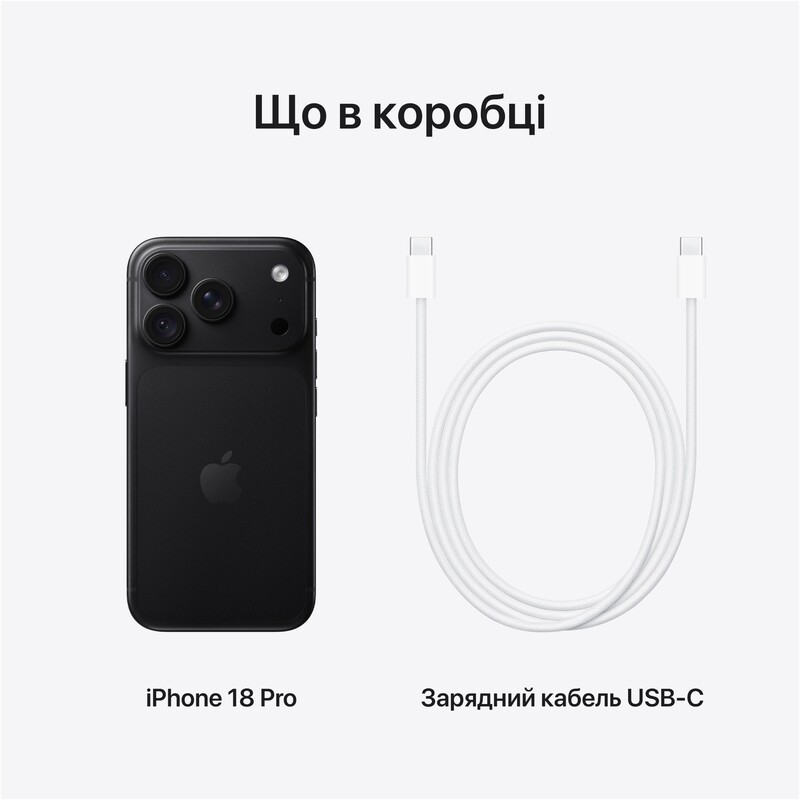Смартфон Apple iPhone 18 Pro 512GB Black (MJRU4AF/A)