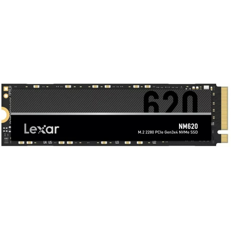 Накопичувач SSD 512GB M.2 NVMe Lexar NM620 M.2 2280 PCIe Gen3.0 x4 (LNM620X512G-RNNNG)