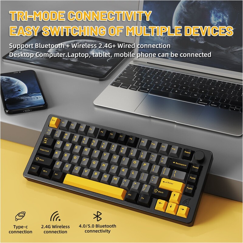 Клавіатура Attack Shark X86 Star Black (X86SB_AS)