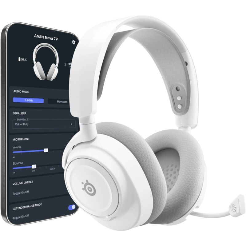 Bluetooth-гарнитура SteelSeries Arctis Nova 7P Gen 2 Wireless White (61745)