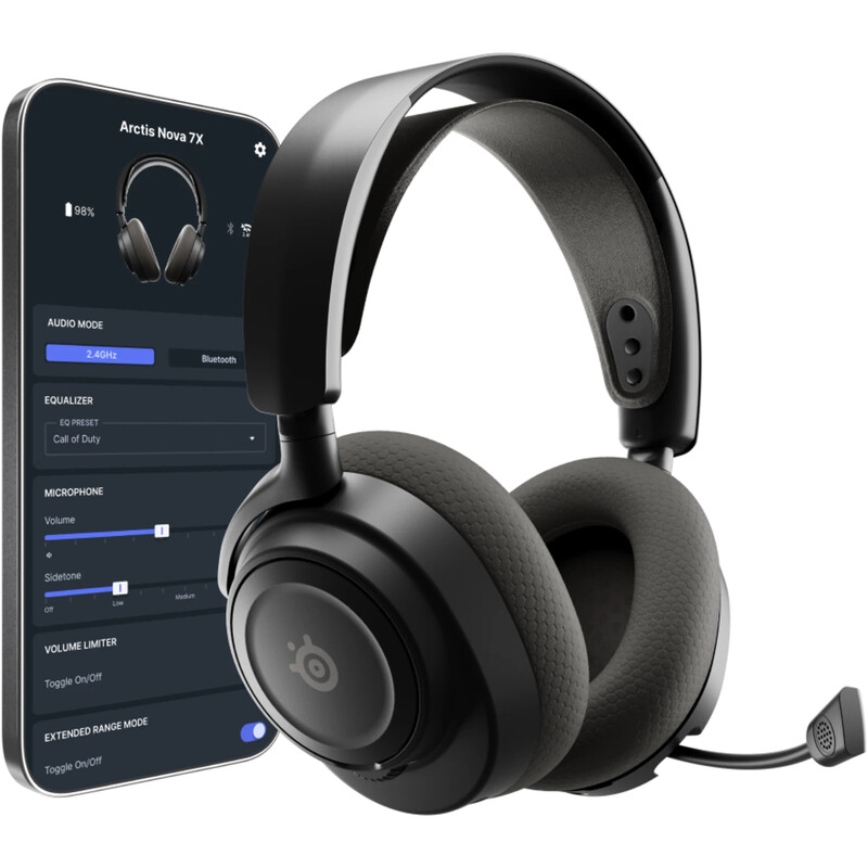 Bluetooth-гарнитура SteelSeries Arctis Nova 7X Gen 2 Wireless Black (61758)