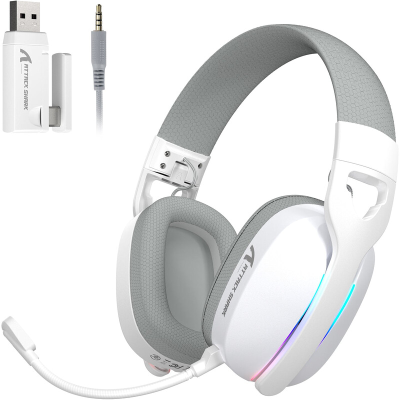 Bluetooth-гарнитура Attack Shark L90 Wireless White (L90W_AS)