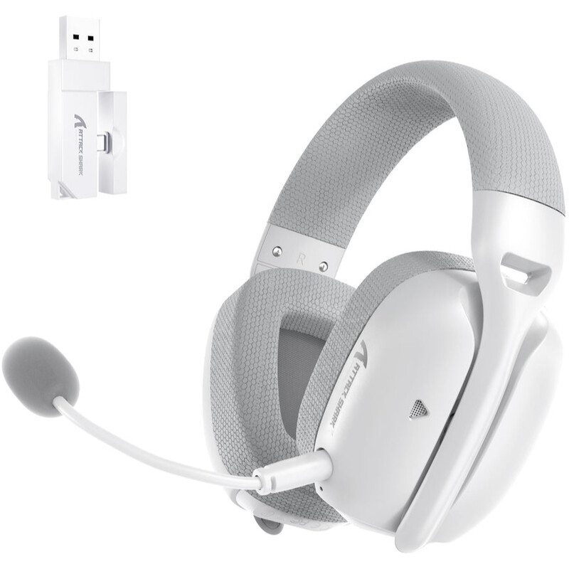 Bluetooth-гарнитура Attack Shark L80 Pro Wireless White (L80PROW_AS)