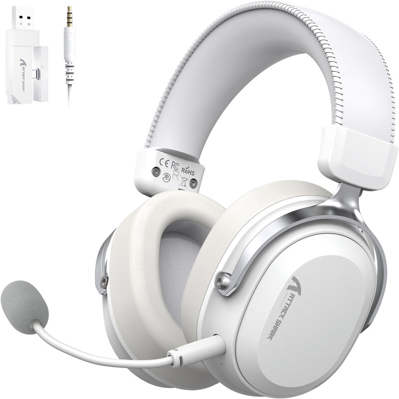 Bluetooth-гарнитура Attack Shark L30 Pro Wireless White (L30PROW_AS)