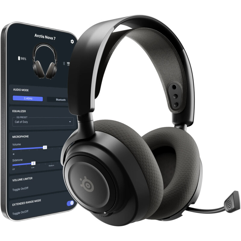 Bluetooth-гарнитура SteelSeries Arctis Nova 7P Gen 2 Wireless Black (61744)