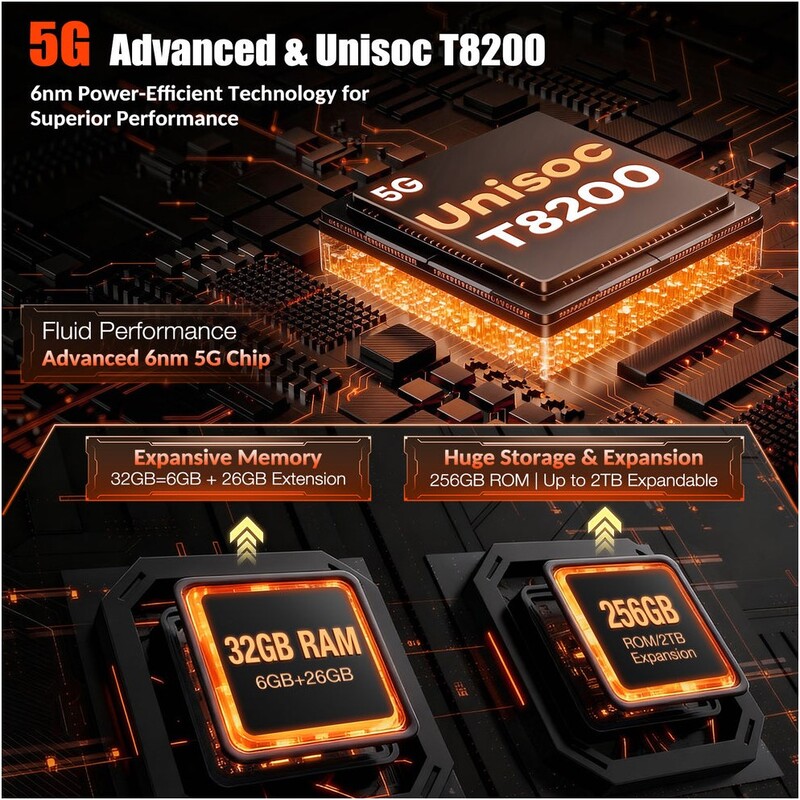 Планшет Orcatab WT1 Pro 6/256GB Black