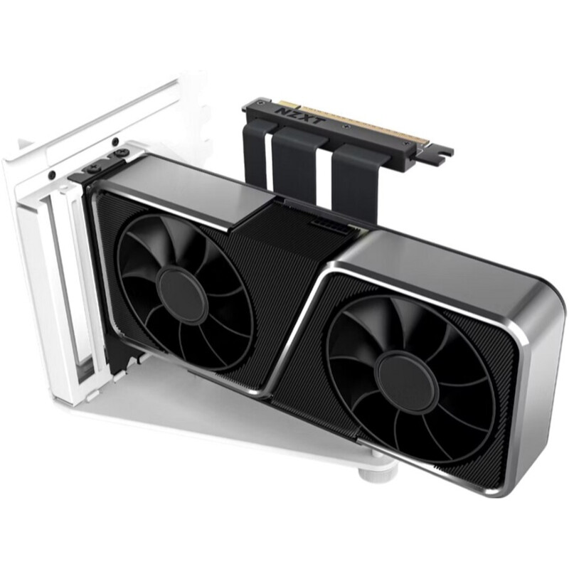 Брекет для вертикальної установки відеокарти NZXT Vertical GPU Mounting Kit White (AB-RH175-W1)