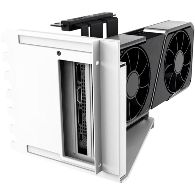 Брекет для вертикальної установки відеокарти NZXT Vertical GPU Mounting Kit White (AB-RH175-W1)
