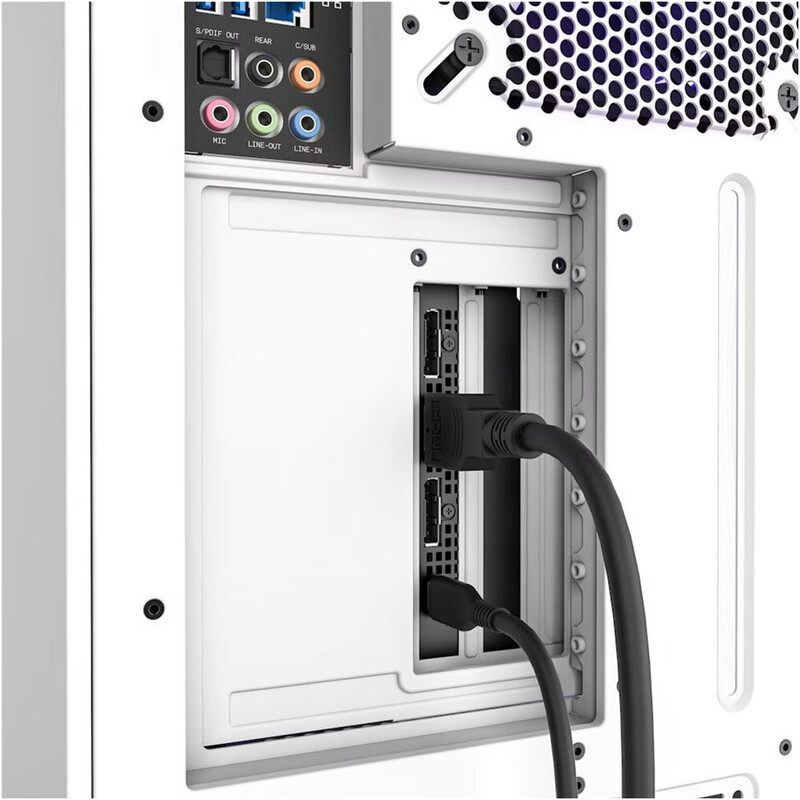 Брекет для вертикальної установки відеокарти NZXT Vertical GPU Mounting Kit White (AB-RH175-W1)