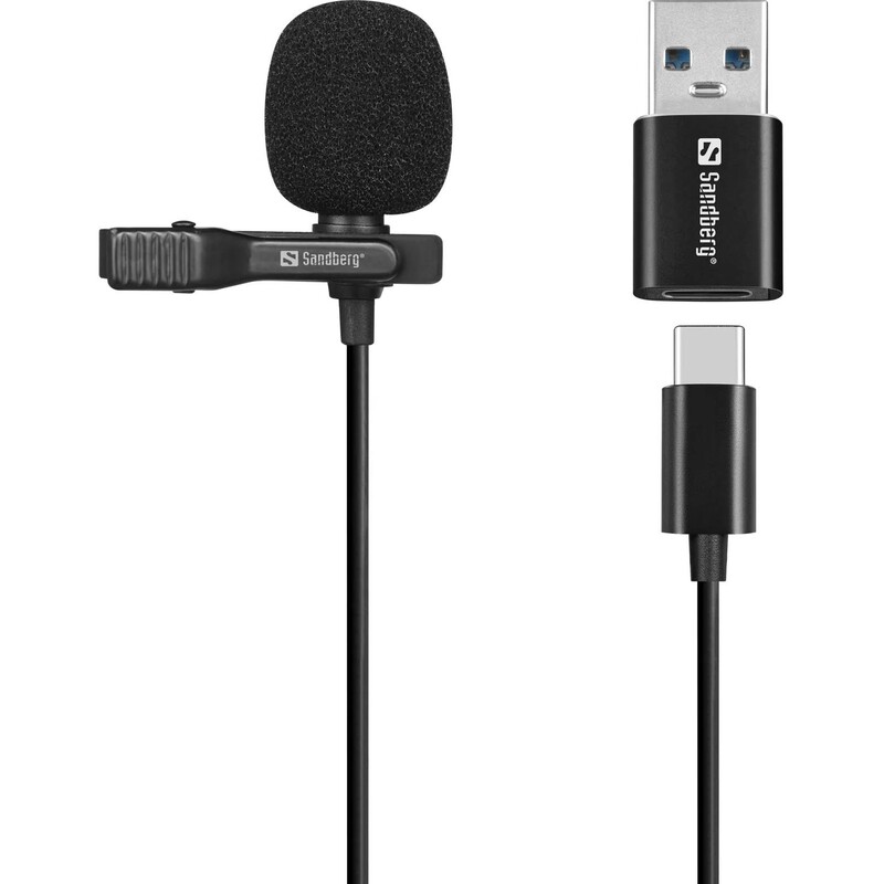 Микрофон Sandberg Streamer USB Clip (126-40)