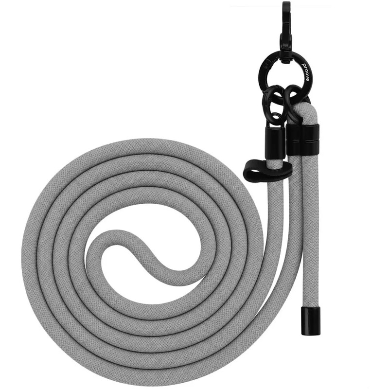 Ремінець для смартфона Proove Twist Color Cross-Body Strap Silver (PSBSUNLC1555)