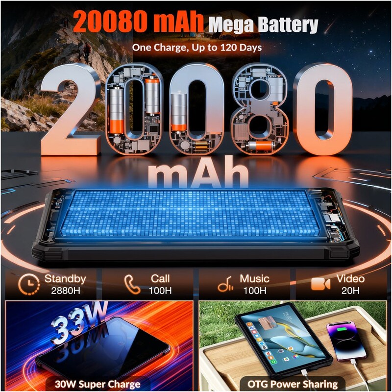 Планшет Orcatab WT1 Pro 6/256GB Orange
