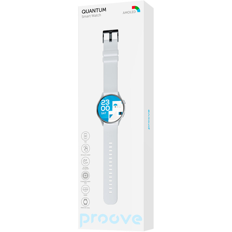 Смарт-годинник Proove Quantum Silver (SWQU00000006)