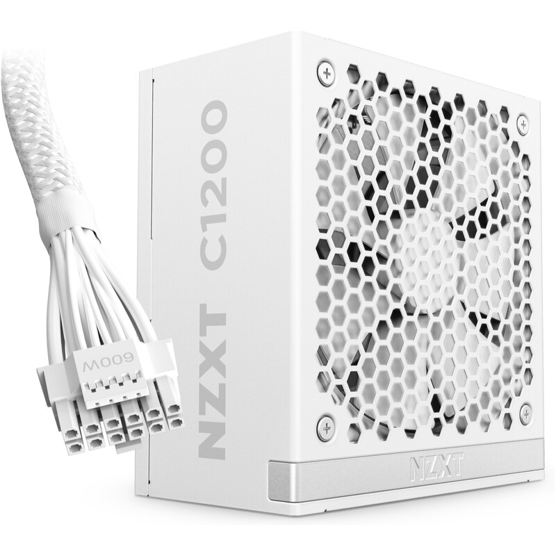 Блок живлення NZXT C1200 White (PA-2G2BW-EU) 1200W, 80+ Gold