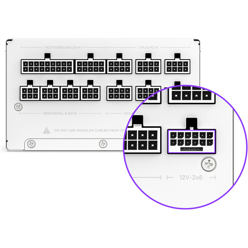 Блок живлення NZXT C1200 White (PA-2G2BW-EU) 1200W, 80+ Gold