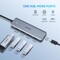 Фото - Концентратор USB Type-C Ugreen 4xUSB 3.0, Gray (70336) | click.ua