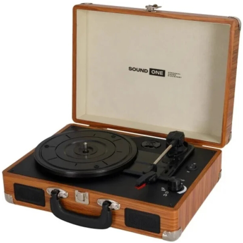 Програвач вінілу Sound One Pop Light Wood (so-p-lw-1)