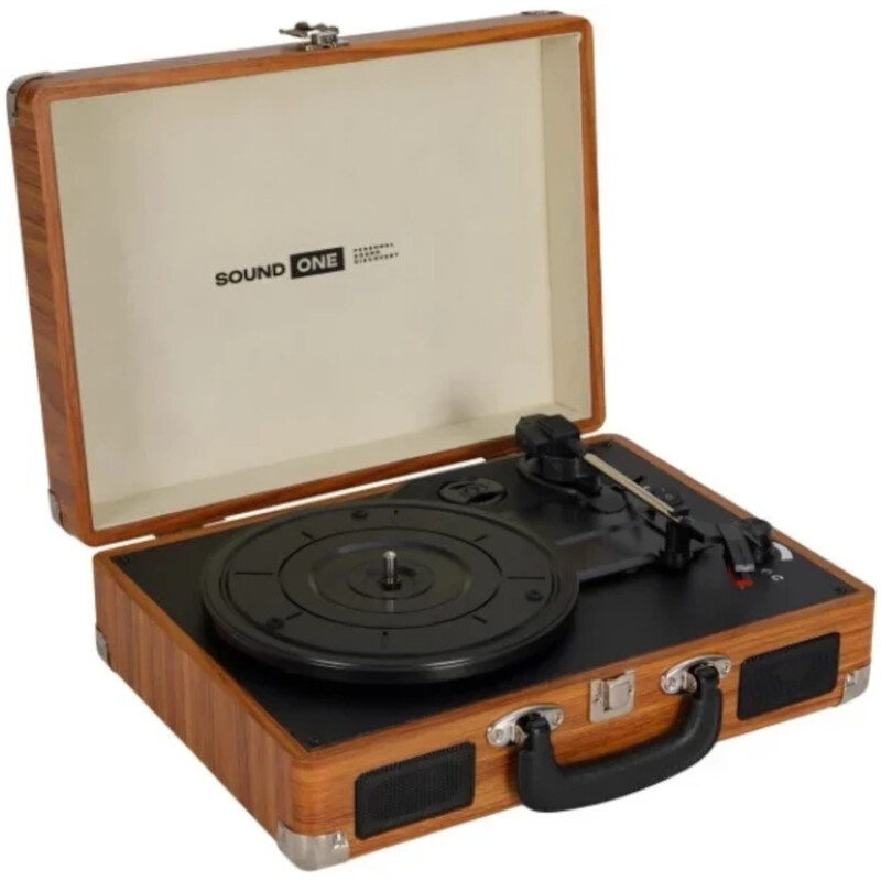 Програвач вінілу Sound One Pop Light Wood (so-p-lw-1)