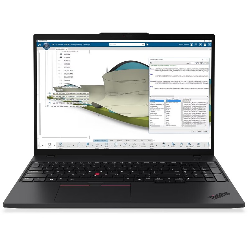 Ноутбук Lenovo ThinkPad P16s Gen 5 (21XHS0Q200) Black