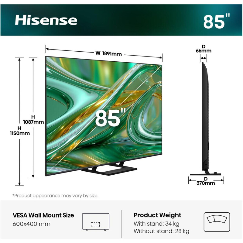 Телевизор Hisense 85E8S