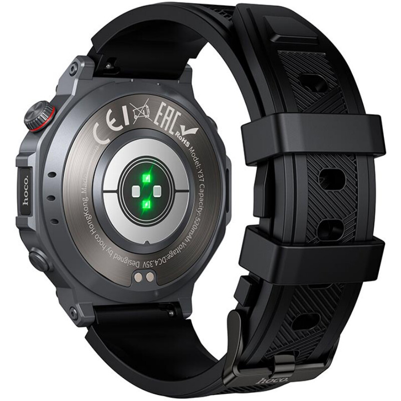 Смарт-годинник Hoco Y37 Call Version Black (6942007666046)