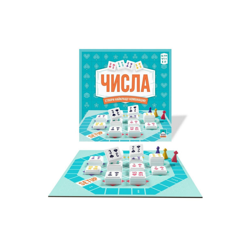 Настольная игра Asmodee Числа (BZZSET0101UA)