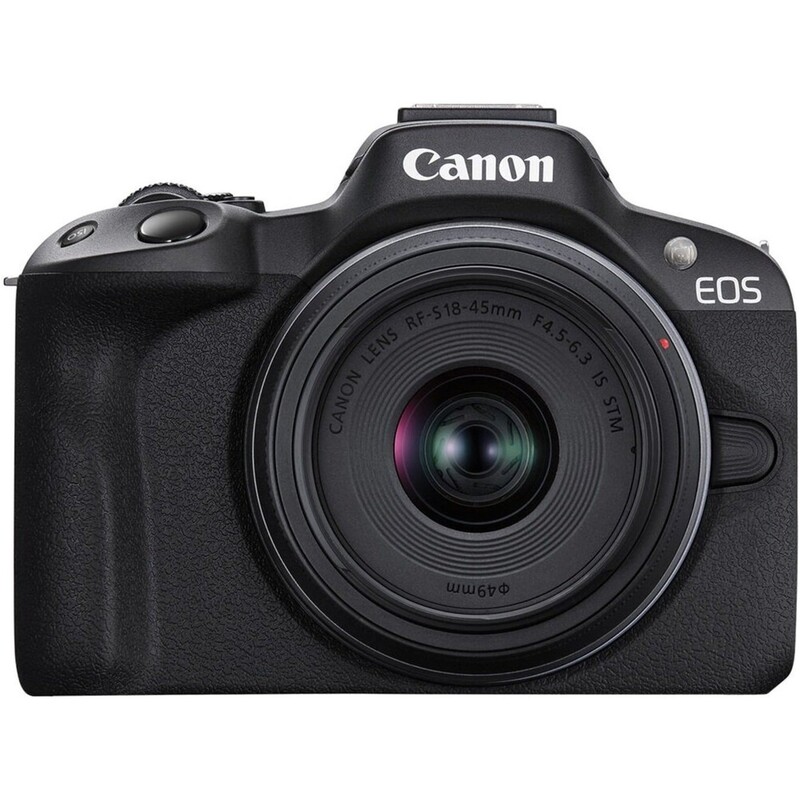 Цифровая фотокамера Canon EOS R50 + RF-S 18-45 IS STM Black Creator Kit (5811C036)
