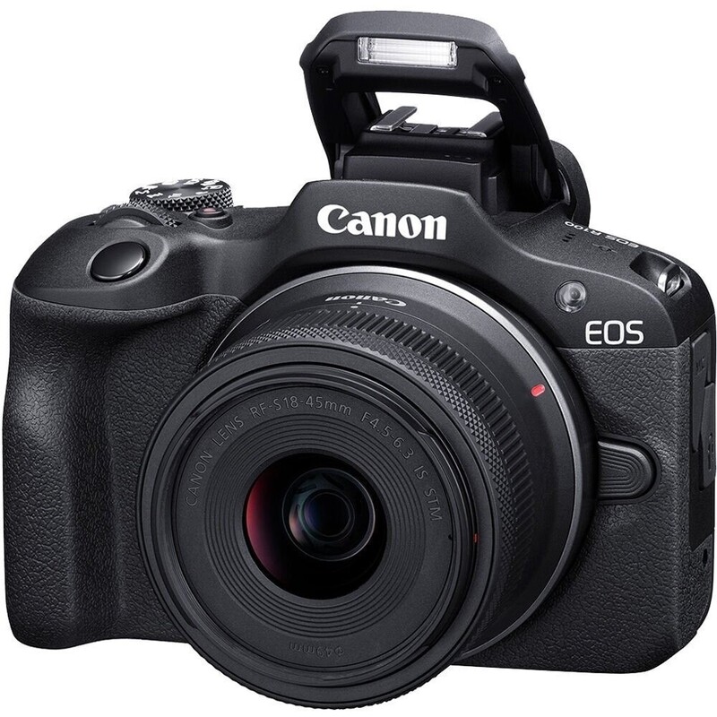 Цифровая фотокамера Canon EOS R100 + 18-45 IS STM Travel Kit (6052C074)