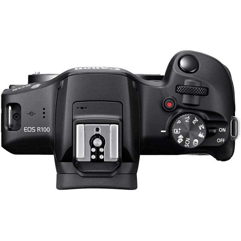 Цифровая фотокамера Canon EOS R100 + 18-45 IS STM Travel Kit (6052C074)