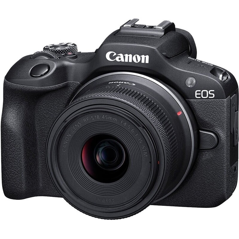 Цифровая фотокамера Canon EOS R100 + 18-45 IS STM Travel Kit (6052C074)