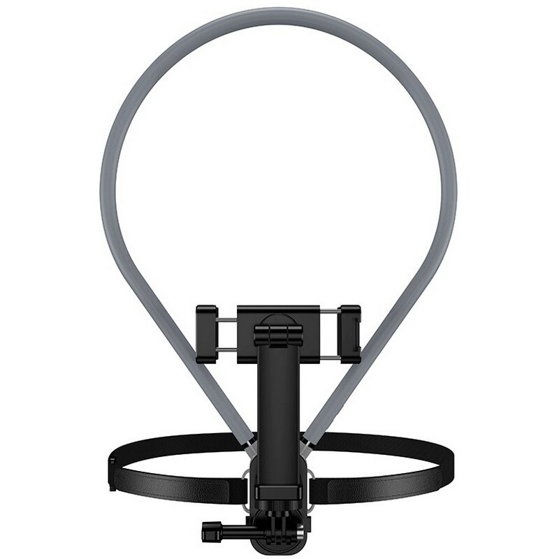 Держатель Hoco K30 Campo neck-hanging holder Black/Gray