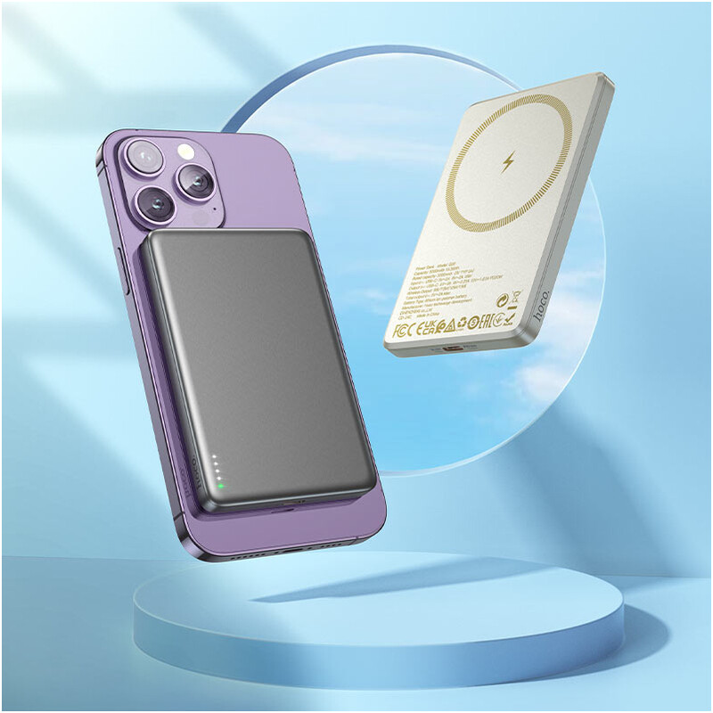Универсальная мобильная батарея Hoco Q26 Joy PD20W Metal Gray (6942007624039)
