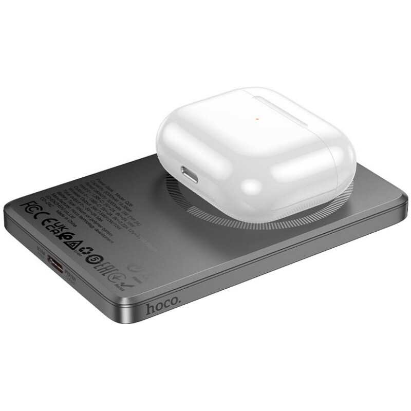 Универсальная мобильная батарея Hoco Q26 Joy PD20W Metal Gray (6942007624039)