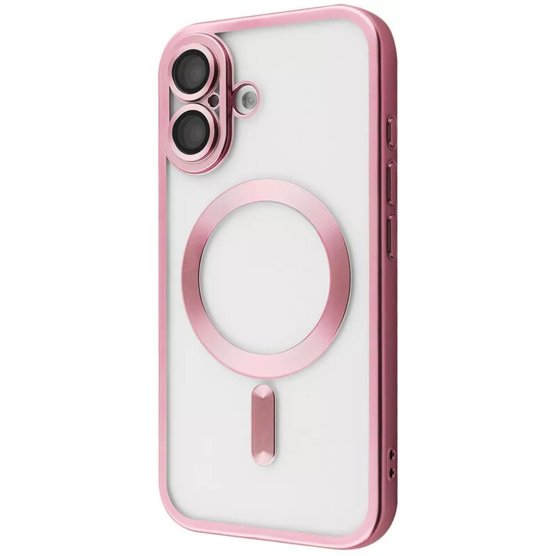 Чeхол-накладка PRC Metal Matte Case with Magnetic Ring для iPhone 17 Pink