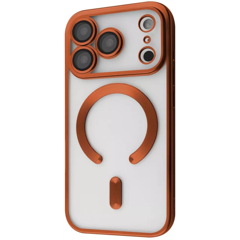 Чохол-накладка PRC Metal Matte Case with Magnetic Ring для iPhone 17 Pro Cosmic Orange