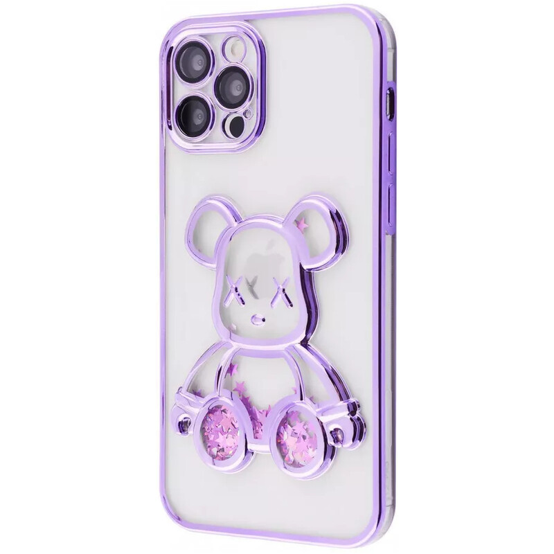 Чохол-накладка PRC Shining Bear Case iPhone 12 Dark Purple