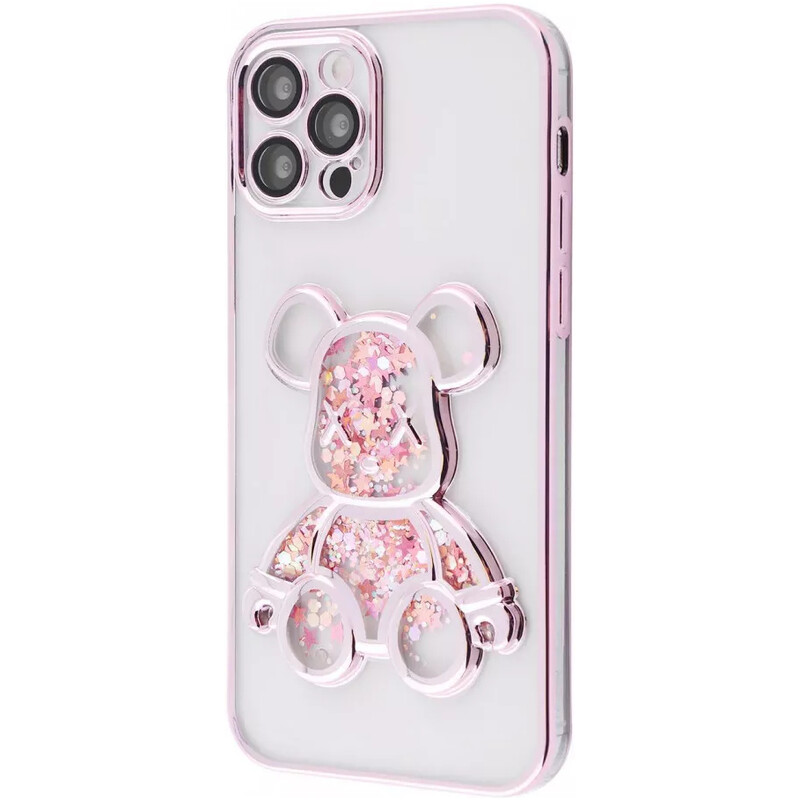 Чохол-накладка PRC Shining Bear Case iPhone 12 Pro Rose Gold