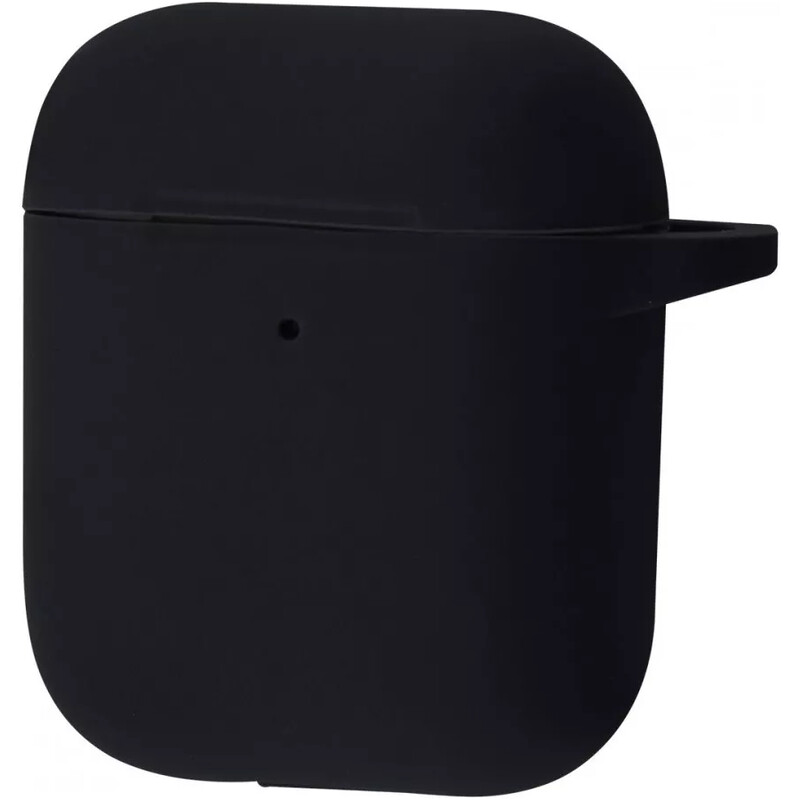 Чeхол PRC Silicone Case New для Apple AirPods 1/2 Black