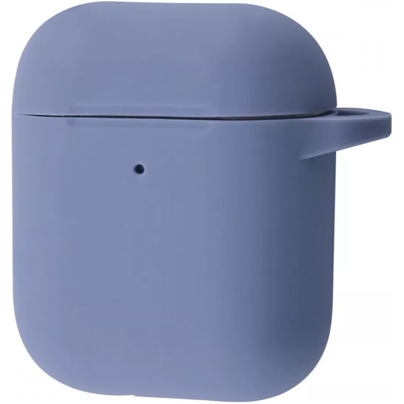 Чeхол PRC Silicone Case New для Apple AirPods 1/2 Lavender Gray